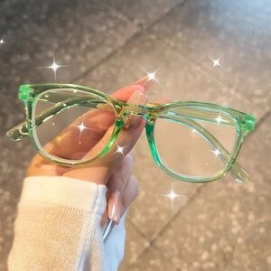 Green BLUELIGHT Glasses